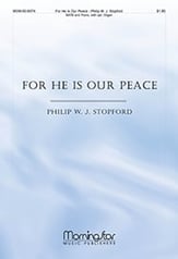 For He Is Our Peace SATB choral sheet music cover